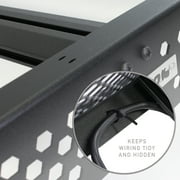 Go Rhino 5933110T Ceros Low Profile Roof Rack - Crew Cab Only For Chevrolet 22 Silverado 1500 LTD, Chevrolet 19-24 Silverado 1500, GMC 22 Sierra 1500 Limited, GMC 19-23 Sierra 1500 (Crew Cab Pickup)