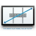 thumbnail image 2 of Mount-It! Low Profile TV Wall Mount Tilt Bracket, Fits 32"-55" TVs, 77 lbs. Capacity, 2 of 8