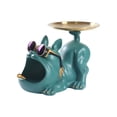 thumbnail image 2 of GROWTH TANK Dog Desk Storage Tray Statue Candy Jewelry Tray Multifunction Decorative Storage Green, 2 of 7