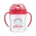 thumbnail image 1 of Dr. Brown's Soft Spout Transition Cup, ml, Pink, with Handles, 1 of 9