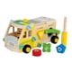 thumbnail image 2 of Juguete de construcción de madera con tuercas y tornillos para niños, juego de simulación, motricidad fina Camión de basura, 2 of 9