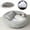 Gray, variant on Nebwoak Cat Bed for Indoor Cats Washable Fluffy Plush Pet Beds Pet Bed for Puppy and Kitten