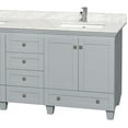 thumbnail image 7 of Wyndham WCV800072DWHIVUNSMXX 36 Inch Vanity in White with Ivory Marble Top, 7 of 7