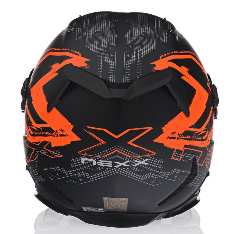 Nexx X.R2 Acid Motorcycle Helmet Matte Neon Orange 3XL - Walmart.com