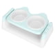thumbnail image 3 of Cuencos Elevados Para Comida De Gato, Cuencos De Agua De Plástico Doble Para Comida De Gato Con Soporte Elevado Para Comida Húmeda Para Sostener Comida Seca Para Aperitivos Para Amonsee Otros, 3 of 8