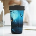 thumbnail image 6 of Uemuo Happy Halloween-1 Print Carry Insulated Coffee Mug, Travel Mug with Hidden Handle, Insulated Coffee Flask, Leak-proof Travel Mug Insulated Mug for Office, 6 of 8