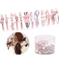 thumbnail image 1 of 12PCS Porte-Queue de Cheval Mode Élastique Cheveux Attaches Cordes à Cheveux pour les Femmes, 1 of 6