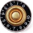 thumbnail image 4 of 4PCS Black Gold Guitar Speed Control Knobs Volume Tone Knob for Les Paul, 4 of 8