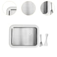 thumbnail image 6 of Esquirla Maker Ice Cream Homemade Tray Yogurt with 2 Spatulas Household Gelato Icecream Instant Cold Plate White, 6 of 8