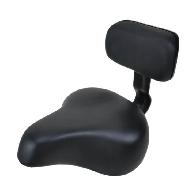 Asiento de bicicleta ancho con respaldo, sillín de bicicleta eléctrica, sillín de con absorción de impacto, piezas de ciclismo para adultos