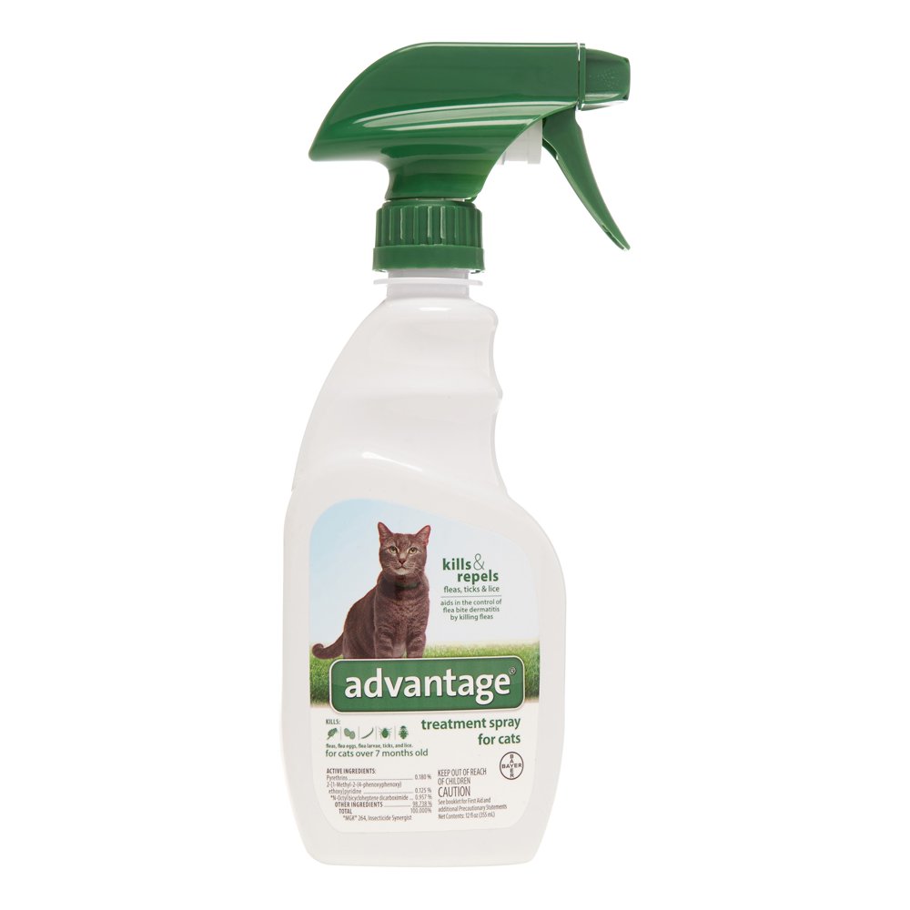 Advantage Cat/Kitten Flea & Tick Spray, 12 oz. - Walmart.com - Walmart.com
