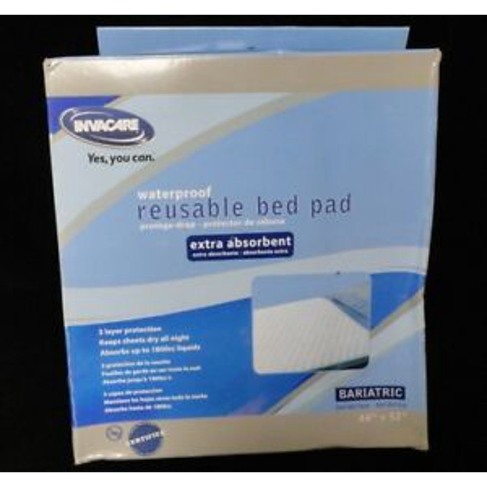 Invacare reusable Bed Pad 44x52 Bariatric, Extra absorbent Walmart