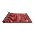 thumbnail image 2 of Ahgly Company Indoor Rectangle Abstract Red Modern Area Rugs, 2' x 5', 2 of 4
