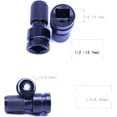 thumbnail image 3 of Adaptador de impacto de enchufe hembra hexagonal de liberación rápida de 1/2 pulgada a portabrocas para llave de impacto neumática y eléctrica, juego de 2, 3 of 5
