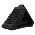 thumbnail image 4 of HONMEET 1Pcs Black Rubber Wheel Chock For Car And Truck Tire Stabilization, 4 of 6