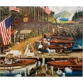 thumbnail image 2 of Charles Wysocki "Lost in the Woodies" Newly FRAMED Art Americana Rural Generic, 2 of 3