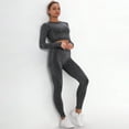 thumbnail image 5 of MSJUHEG Yoga Sets for Women,Workout Jumpsuits for Women,Athletic Sets for Women,Conjuntos Deportivos Para Mujer,Color Yoga Fitness Sports Running Suit Suits & Sets,Jumpsuit for Women Dark Gray S, 5 of 9