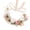 Pink, variant on Romance Rose Hairband For Women Soft Stretchy Headpiece With Fabric Flowers Perfect For Theme Parties