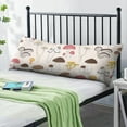 thumbnail image 2 of Boho Mushroom Body Pillow Cover - Soft & Breathable Fabric, Hidden Zipper, 20"x54", Vintage Mushroom Print - Perfect Gift for Side Sleepers, Cottagecore Decor & Pregnancy Support, 2 of 7