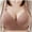 Brown, variant on purcolt Women's Comfort Wire Free Bras Print Lightly Lined Breathable Brassiere Plus Size Push Up Bra Full-Coverage Wireless Bralettes Shaping Lingerie Adjustable Everyday Underwear