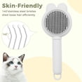 thumbnail image 5 of Moocorvic Pet Grooming Comb,Cat Brushes for Indoor Cats Dog Hair Brush for Long or Short Hair,Removes Loose Fur, 5 of 7