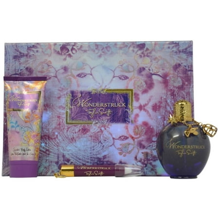 Enchanted Wonderstruck by for Women - 3 Pc Gift Set 3.4oz EDP Spray, 3.4oz Scented Body Lotion, 0.10oz Solid Perfume