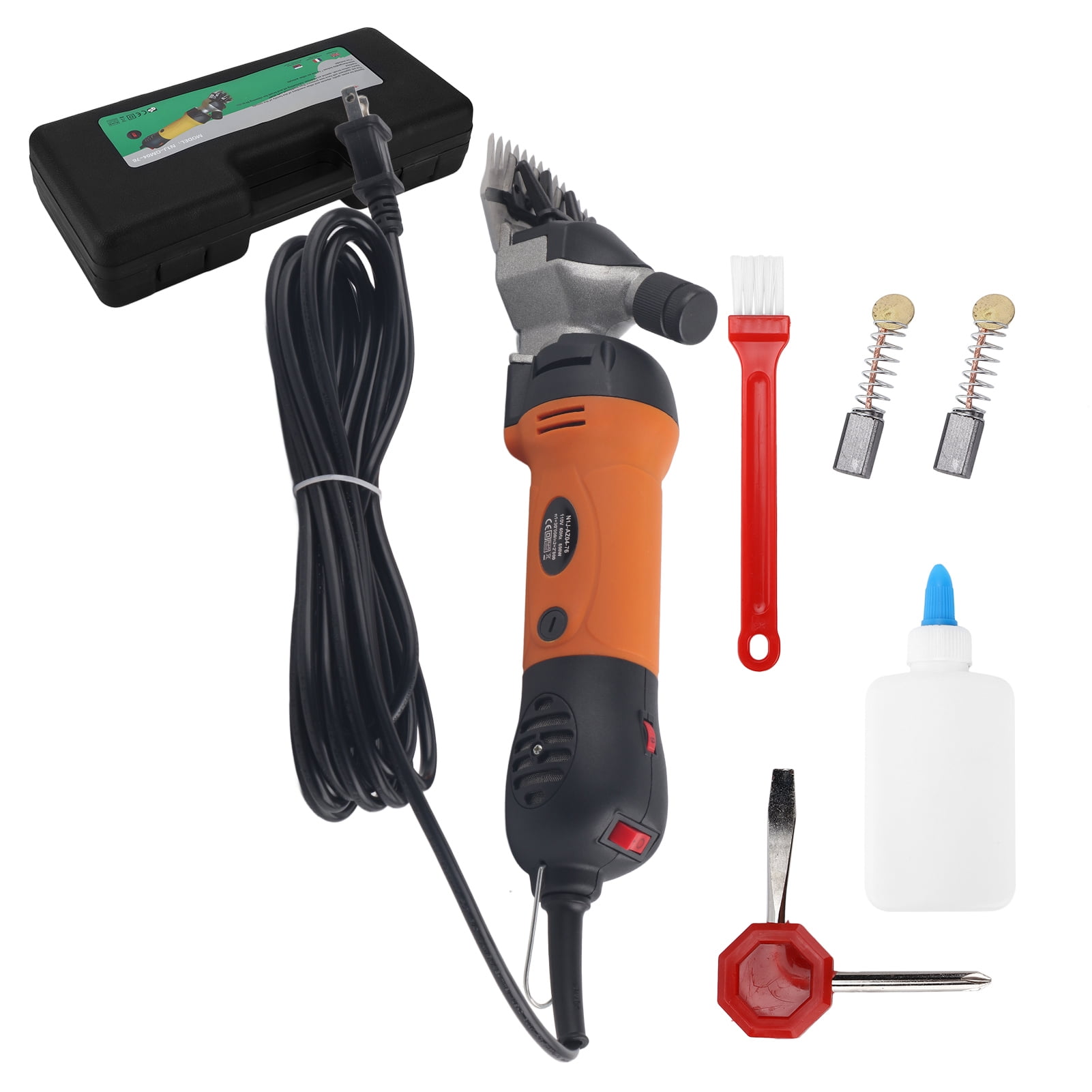 Electric Sheep Clipper, Wool Electric Sheep Shear 6 Speed Fast Shearing With Suitcase Brushes