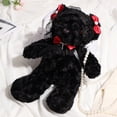 thumbnail image 2 of Kesyoo Peluche Muñeca Bolsa de encaje Bolsa de encaje encantador Bolsa de Crossbody Chic Pequeño Bolso de hombro para mujeres Niñas (Negro), 2 of 6