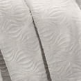 thumbnail image 2 of Home Soft Things Embroidered Flannel Fleece Throw - Silver Grey - 50" x 60", 2 of 3