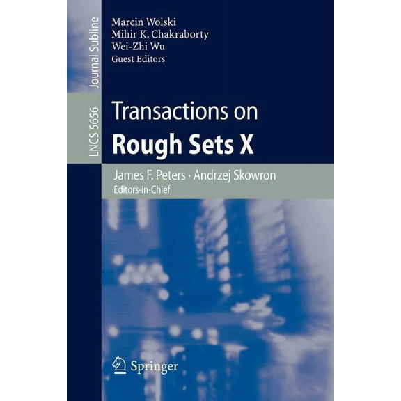 Transactions on Rough Sets X, (Paperback)