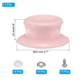 thumbnail image 2 of 4pcs Pot Pan Lids Replacement Knob, Plastic Pan Cover Holding Handles for Skillets Cookware Covers, Pink, 2 of 6