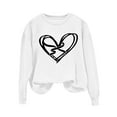thumbnail image 3 of TaTaai Hoodies Shirts for Women Early Fall Long Sleeve Tops Vintage Graphic Outfits Tops Fashion Pullover Tees Gift, 3 of 5