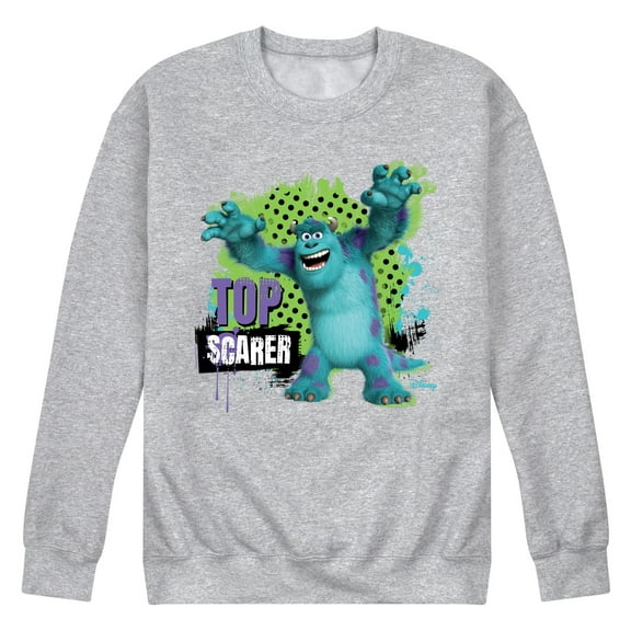Monsters Inc. - Top Scarer  - Men's Crew Neck Fleece Pullover