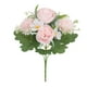thumbnail image 2 of Ramo de peonías de plástico - flores artificiales rosas, moradas, azules y blancas para decoración de bodas y accesorios fotográficos, 2 of 6