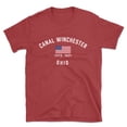 thumbnail image 1 of Canal Winchester Ohio Patriot Men's Cotton T-Shirt, 1 of 1
