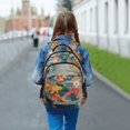 thumbnail image 6 of FORMRS Kids School Backpack Elementary Student Unisex Travel Bookbag with Reflective Stripes, Green Goldfish, 6 of 7