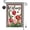 Tulip, variant on diyeu Spring Summer Geranium Welcome Garden Flag Double Sided Summer Bee Red Floral Buffalo Plaid Small Burlap Yard Flag House Seasonal Farmhouse Outside Outdoor Decoration 12.5 x 18 Inch