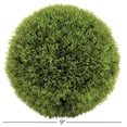 thumbnail image 3 of 9" Round Topiary Artificial Foliage Ball, by CosmoLiving by Cosmopolitan, 3 of 7