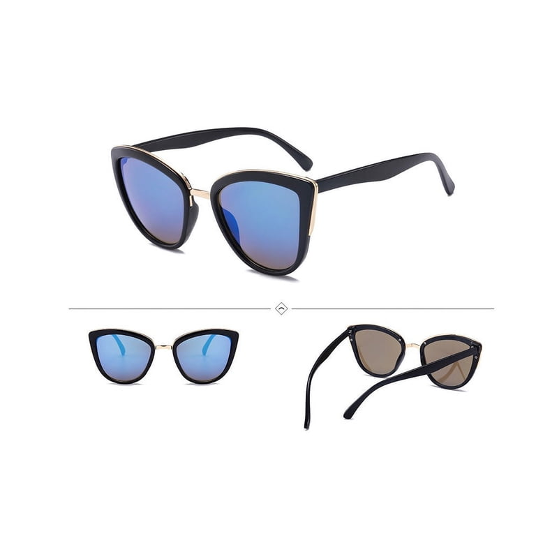 Cat Eye Sunglasses with Plastic Frames and UV Protection Trendy Cat Eye Sunglasses: UV Protection, Plastic & Metal  main image 2