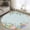 light blue, variant on Kitchen Mats for Floor 3x5 Ft, Easter Colorful Eggs Non Slip Area Rugs for Kitchen Bedroom Entryway, Spring Eucalyptus Leaves Floral Plant Washable Carpet Runner Rug Floor Mats for Bedroom
