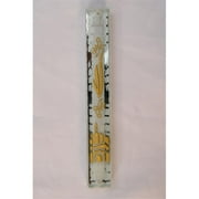 Judaica Kingdom IJ-MZ-MZ8230-2 Handmade And Stained Glass Mezuzahs Case