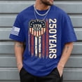 thumbnail image 2 of Rotm Independence Shirt Shirts for Men Graphic T-shirt USA Flag Distressed Tops 4th of July Men's T-shirt Independence Day Gifts Blue,L, 2 of 5