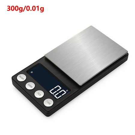 

High Precision Portable for Gold jewelry weight 0.01g /0.1g LCD Display Electronic Scale Balance Gram Scale Digital Scales 300G/0.01G
