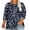 Black Plus Size Blouse for Women_u, variant on CYMMPU Spring Tops Round Neck 3/4 Sleeve Loose Fit Tunic Tops Summer Fashion Shirts Flower Printed Blouses for Women Dressy Casual Plus Size Blouse XXXXXL