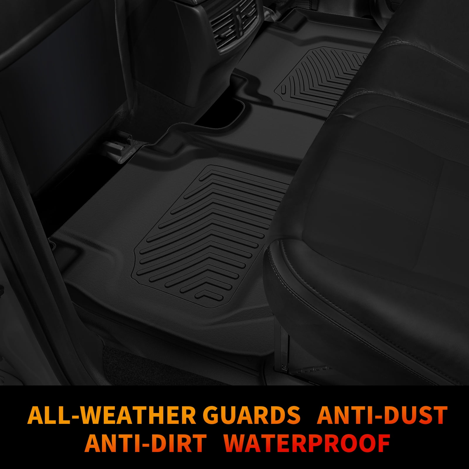 RVNI Floor Mats Liner compatible with 2016-2022 Honda HR-V 3D Molded TPE All-Weather