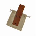 thumbnail image 3 of Foraging Bag 4 Pcs Canvas Waxed Foraging Pouch Mushroom Bags Collapsible Bushcraft Leather Pu Hunting Belt Bag Hiking Pouch for Outdoor Traveling Camping, 3 of 5
