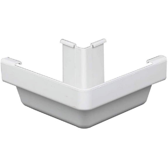Amerimax Home Products White Vinyl K-Style Drop Outlet