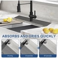 thumbnail image 3 of YSTIANN Diatomite Faucet Mat for Kitchen & Bathroom Sinks - Super Absorbent Fast Drying Stone Sink Tray, Prevents Moisture Buildup, Keeps Countertops Dry, Splash Guard AZ78-6302, 3 of 7