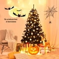 thumbnail image 2 of Costway 1,8m Árbol de Navidad con Decoraciones de Halloween 1036 Ramas no Iluminado con Base Sólida de Metal, 2 of 7