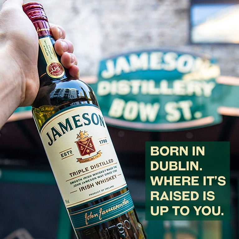 Jameson Original Irish Whiskey, 750 mL Bottle, 40% ABV 